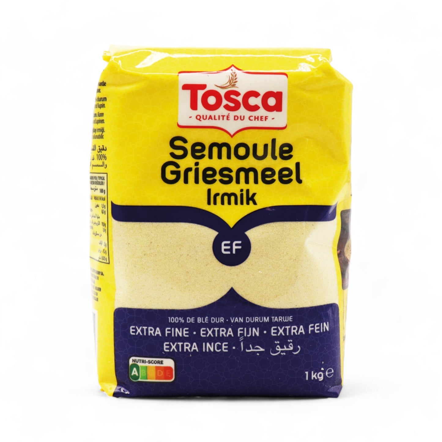 Tosca - Semoule extra fin de blé du / Extra feiner Hartweizengrieß 1kg