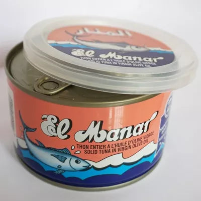 Al-Manar - Solid Tuna in virgin Olive oil / Ganzer Thunfisch in nativem Olivenöl extra 400g