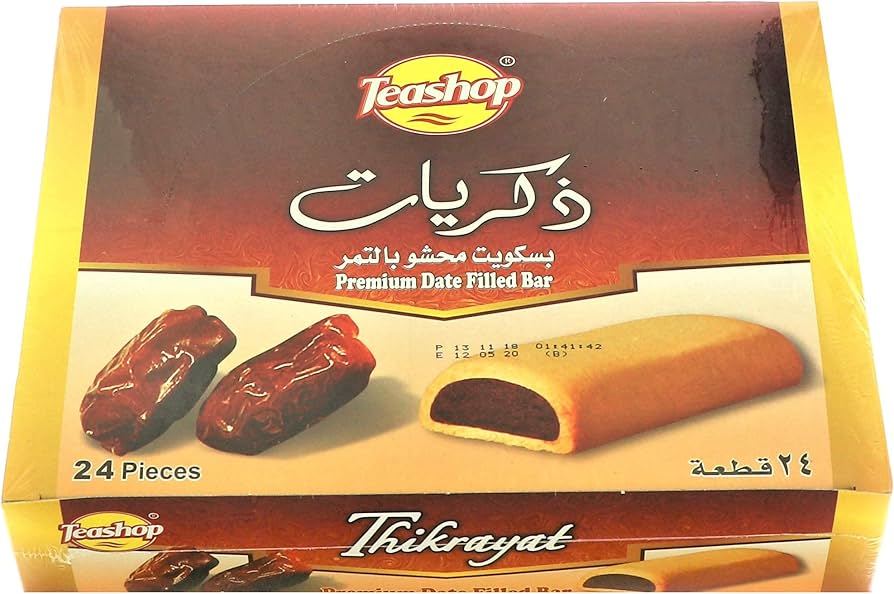 Teashop - Thikrayat Date Filled Bar / Thikrayat Dattelgefüllter Riegel 456g