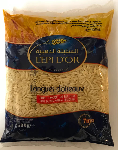 L'Epi D'Or - Langue d'oiseau / Vogelzungen Suppennudeln 500g