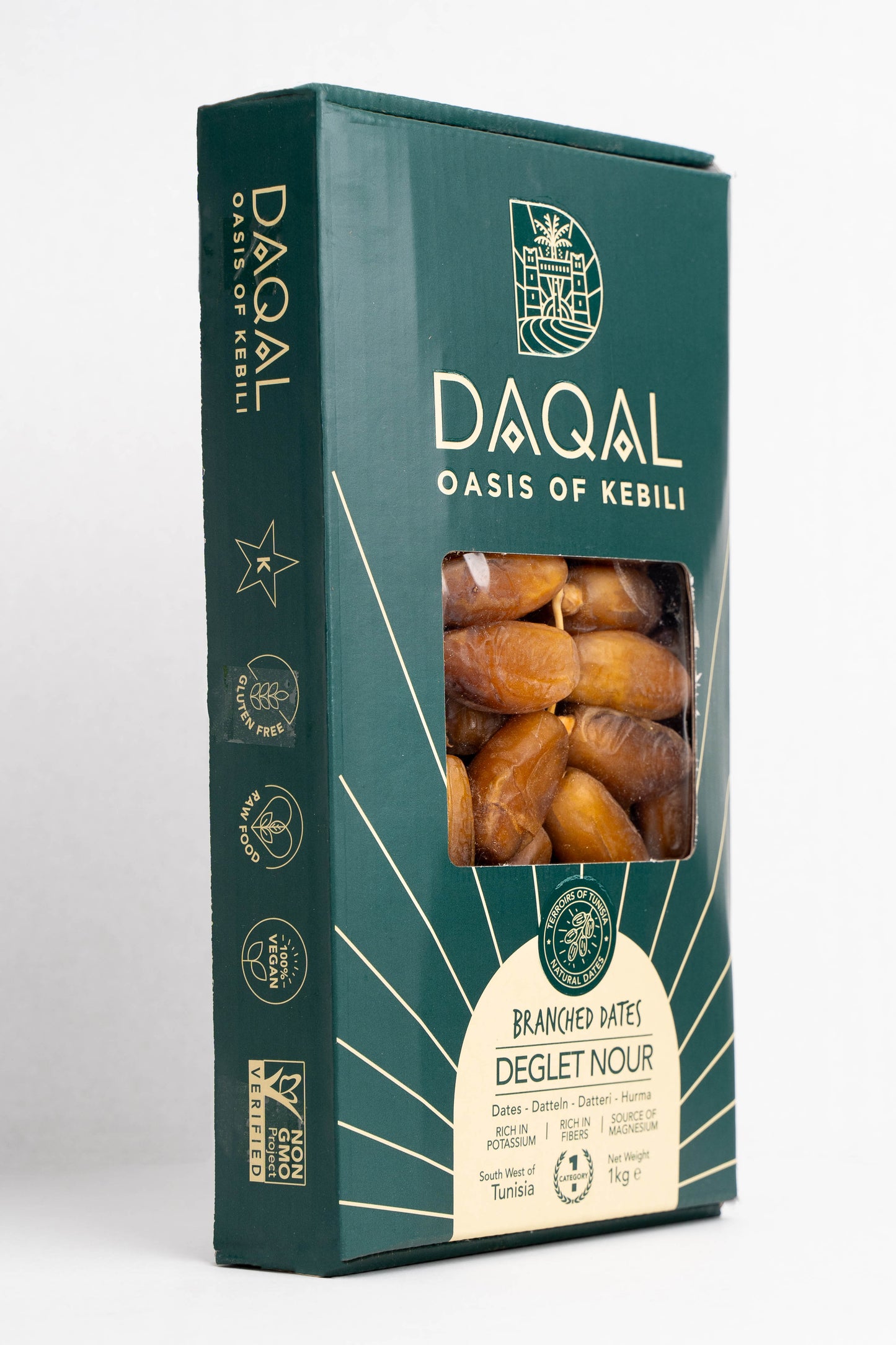 DAQAL oasis of kebili - Datteln Deglet Noor (Branched Dates) 1Kg