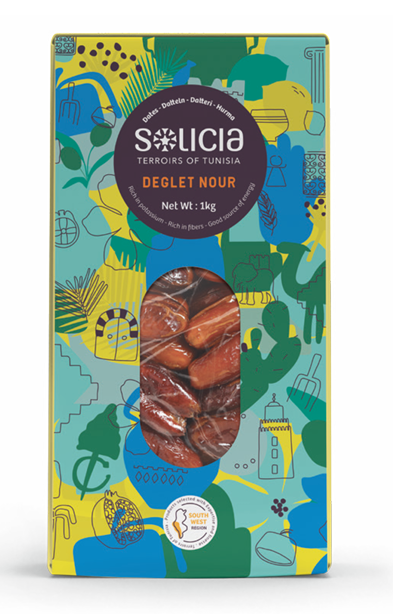 Solicia - Datteln Deglet Nour (Branched Dates) 1Kg