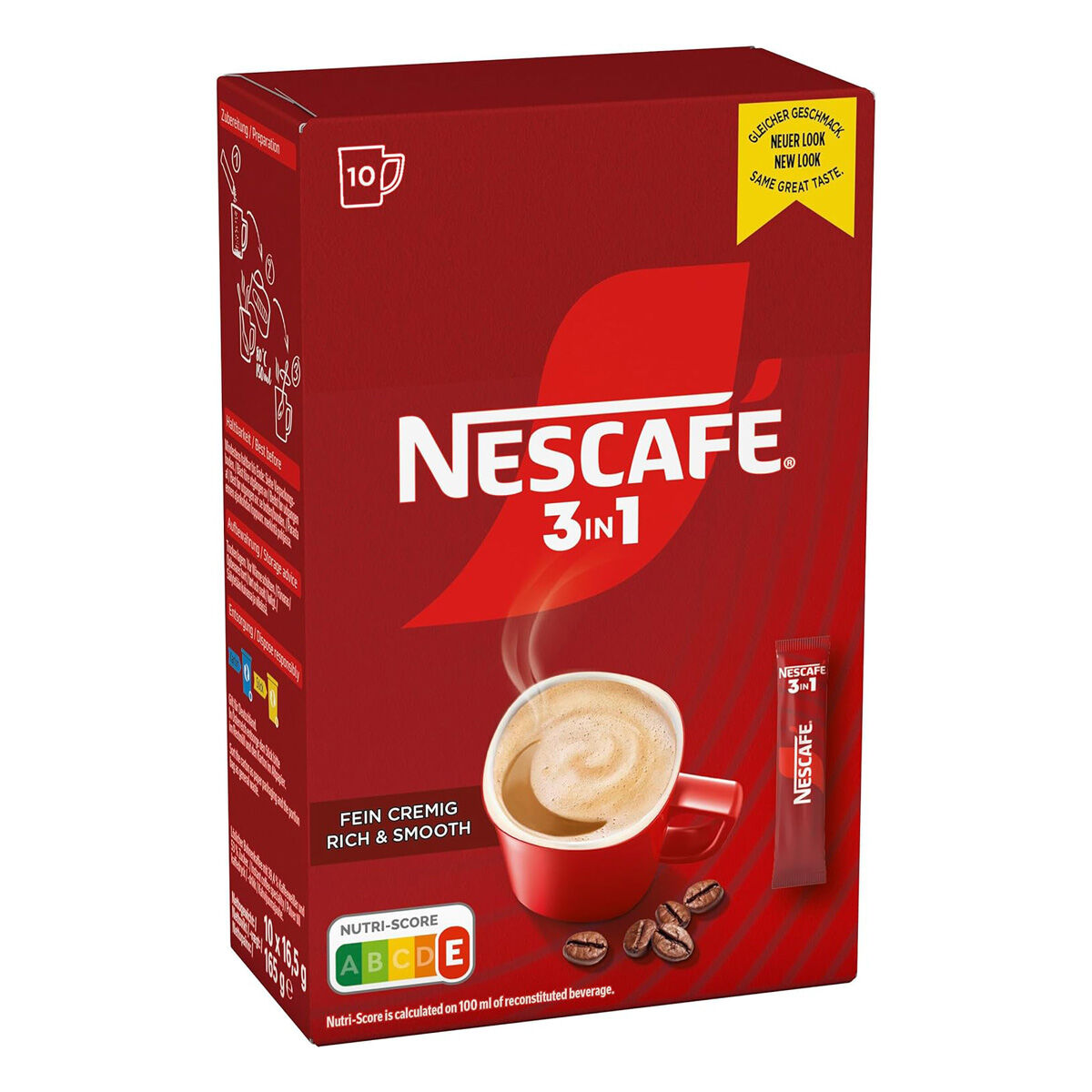 Nescafé Classic 3-in-1 - Fein Cremig / Rich & Smooth 165g = 10 Portionen