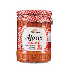 Natura - Ajvar Mild / Würzpaste mit Paprika und Auberginen 540g
