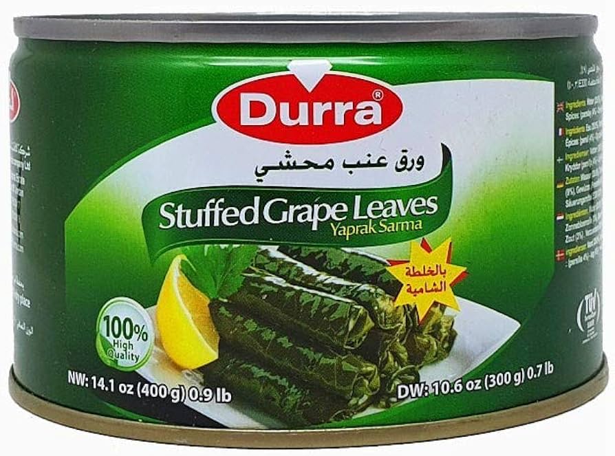 Durra Arabic Vegetarian Filled Vine Leaves 400g