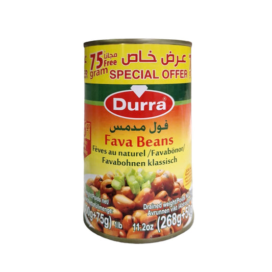 Durra - Fava Beans / Favabohnen klassisch 400g+75g Free