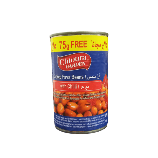 Chtoura Garden Fava Beans *with Chili* 400g+75g free