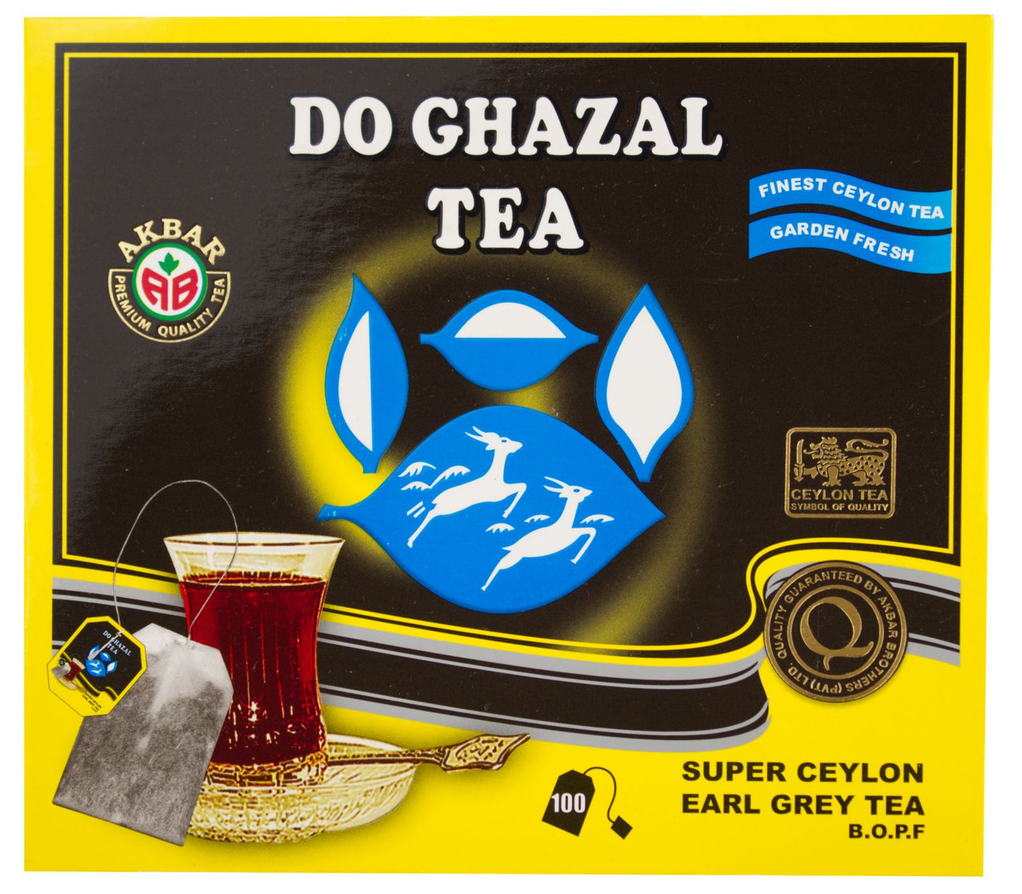 Do Ghazal - Earl Grey Schwarztee 200g, 100 Beutel