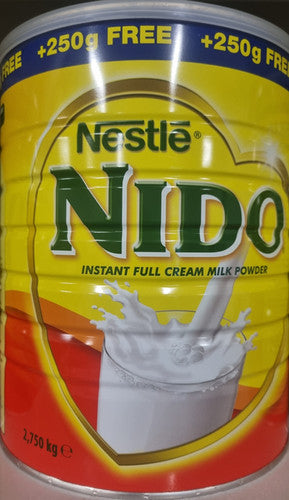 Nestle Nido Instand Full Cream Milk Powder 2,5 Kg +250g Free