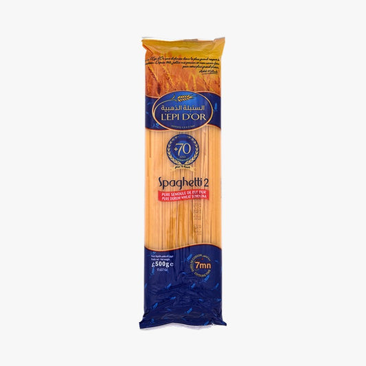 L'Épi D'Or – Spaghetti Pasta mittlere Größe (Größe 2) 500 g