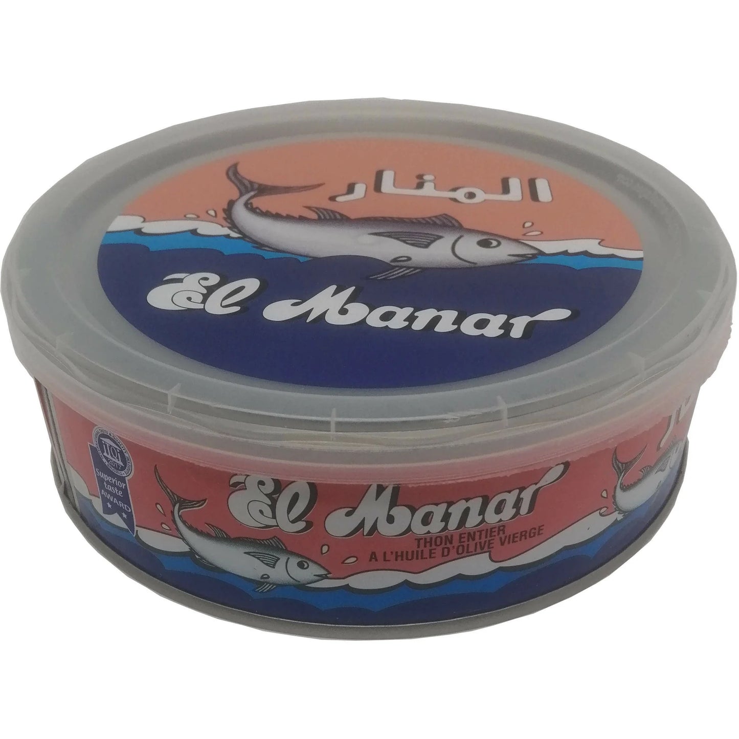 Al-Manar - Solid Tuna in virgin Olive oil /  Ganzer Thunfisch in nativem Olivenöl extra 700g